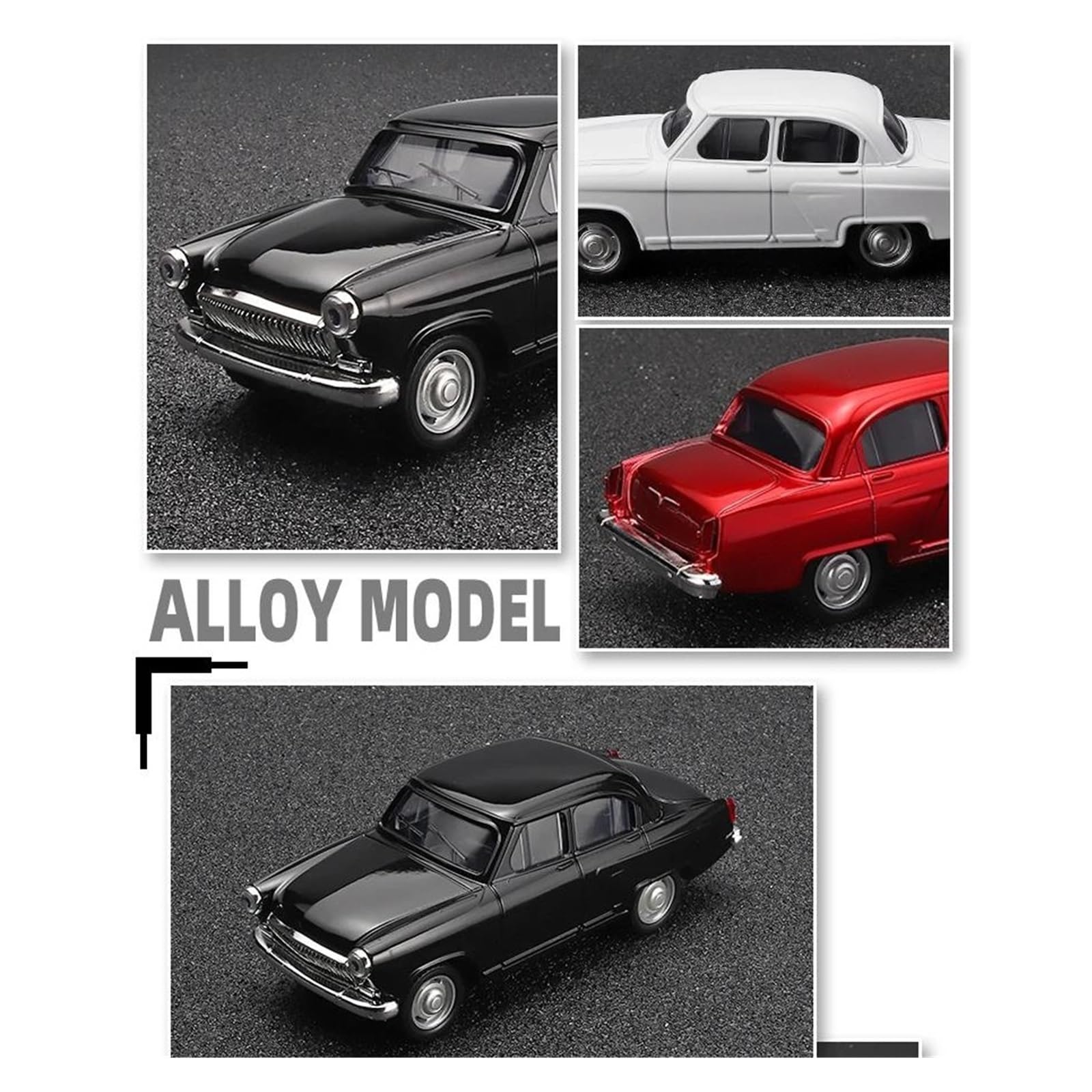 Amazon.com: Decorative Car Model 1:43 for Volga GAZ-21 Diecast