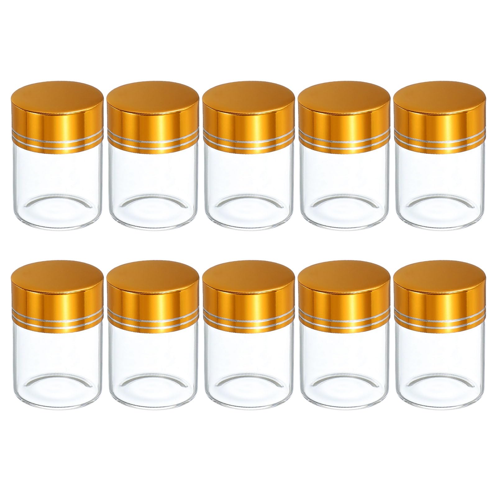Petites bouteilles en verre 15 ml pour stocker paillettes, perles et épices facilement