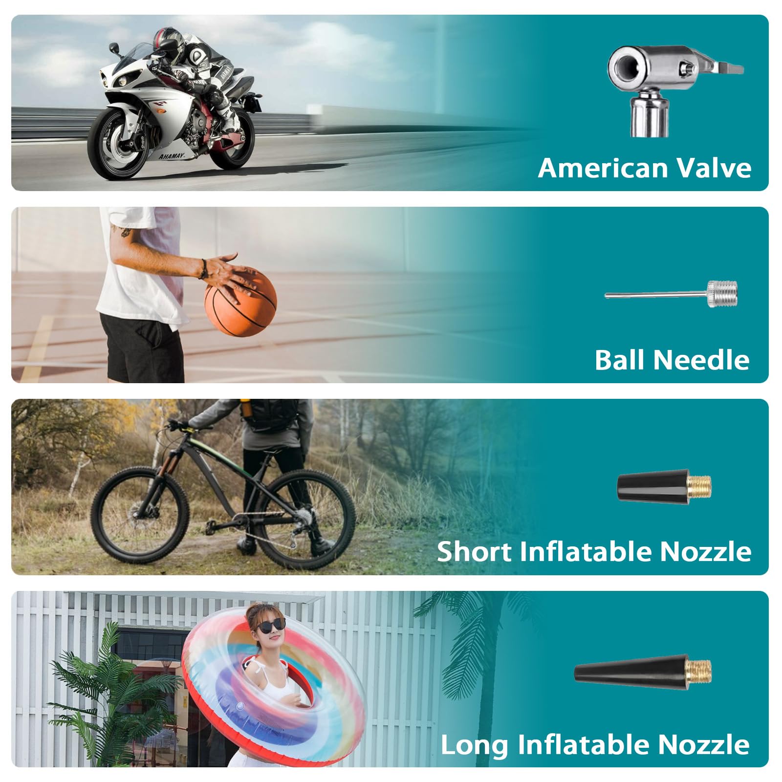 EID Akku Kompressor Wireless inflator für Makita 18V Akku,Elektrische Luftpumpe,150PSI tragbare Luftkompressor Reifenfüllmaschine/Kabellos Luftpumpe/Autopumpe/Fahrradpumpe mit LED Digitaler