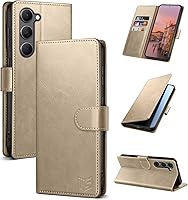 Vista 12 de SUANPOT para Samsung Galaxy S23 +/ Plus Funda tipo cartera con bloqueo RFID, soporte para tarjetas de crédito, funda protectora de libro tipo flip