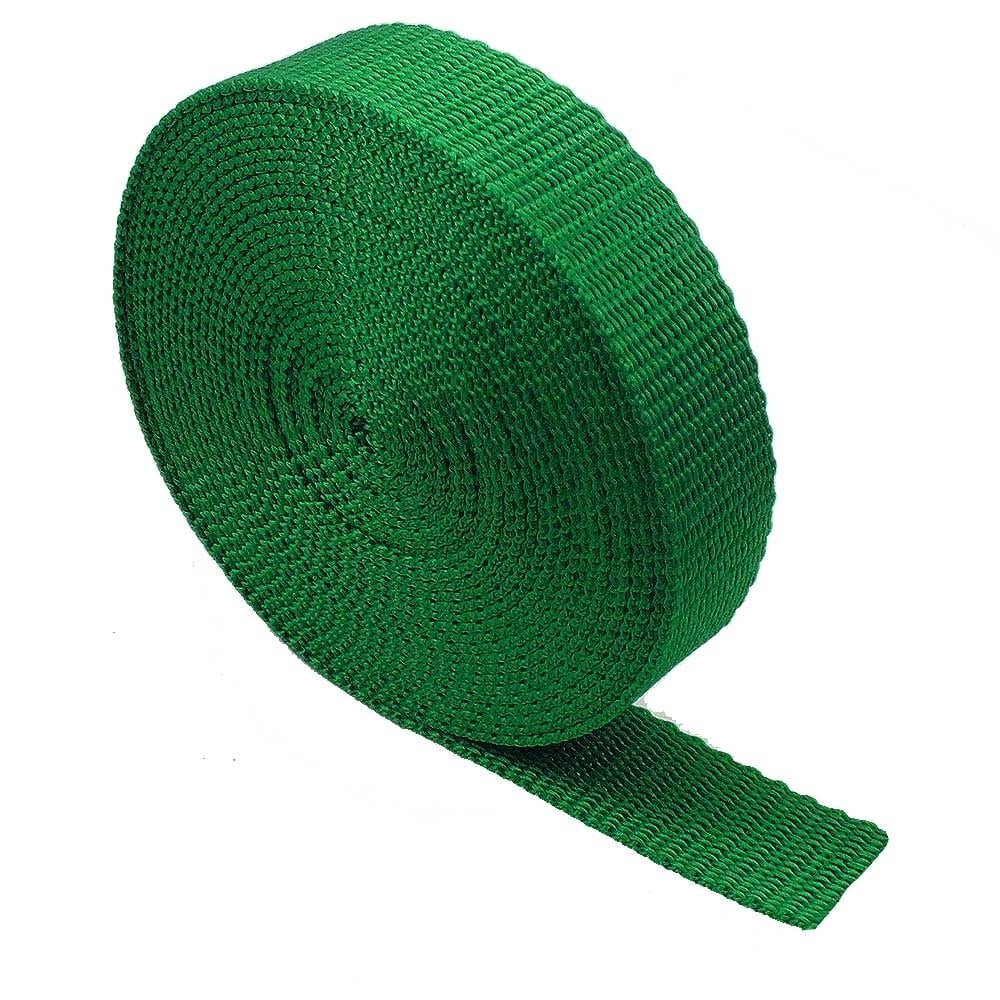 The Bead Shop Emerald Heavy Duty Webbing Strap Tape - 5 Metres - Rucksack/Backpacks, Luggage/Cargo Strapping, Belts (, 38Mm)