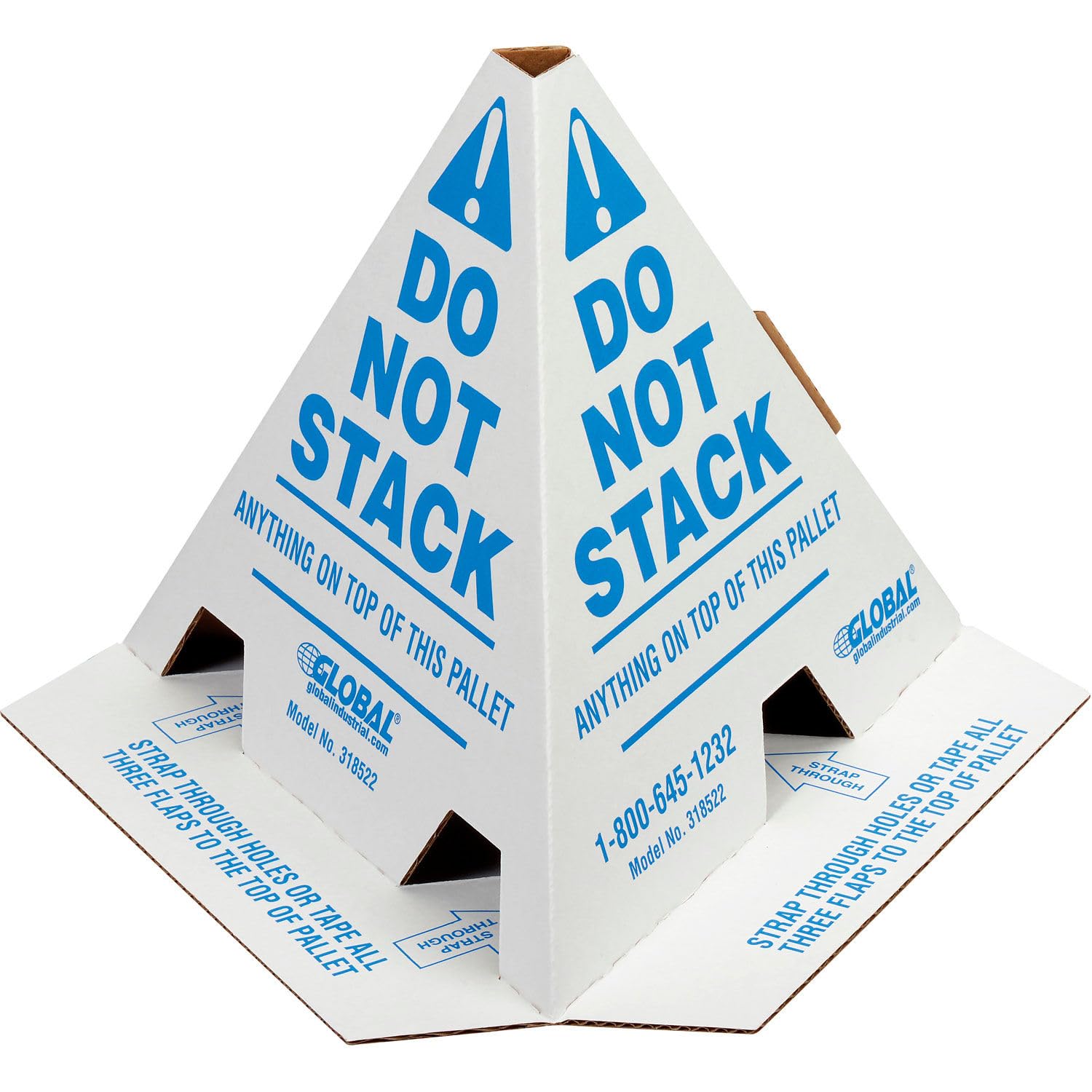 Do Not Stack - Conos de palé, 20 x 20 x 25 cm, 50 unidades