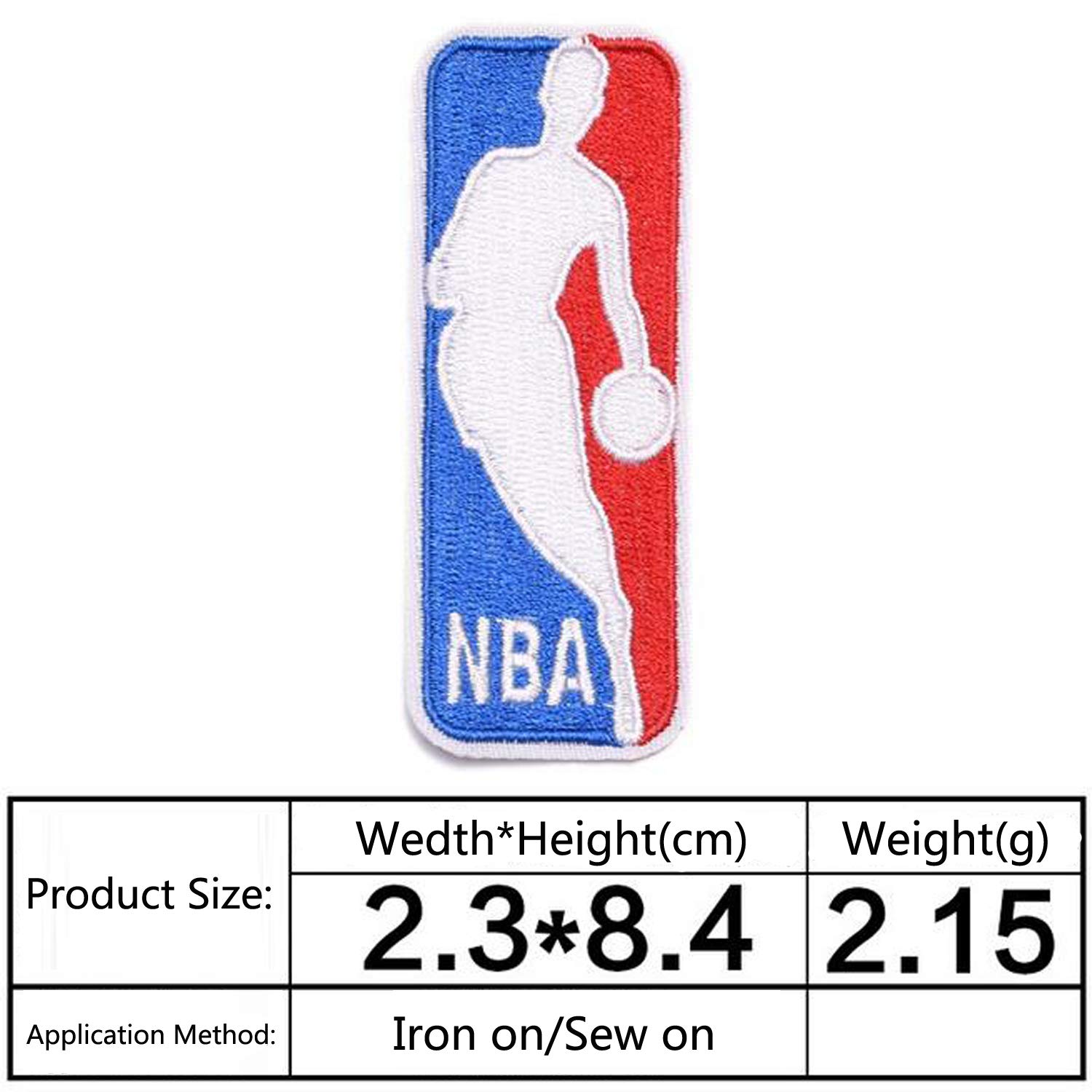 NBA EAST ALL STAR ゲームシャツ　ロゴ刺繍　ワッペン　星 バスケ Amazon | 2個のNBAクラフト刺繍パッチパッチオン/アイロンオン