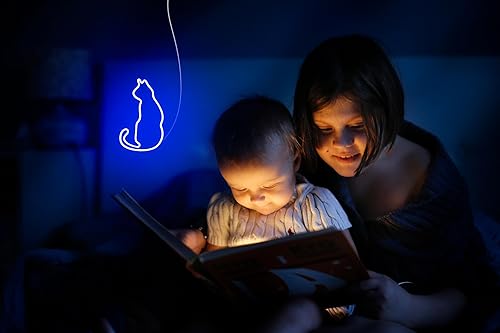 Miniatura 7 de ADVPRO Señal de neón LED de silicona de la flexión del gato - púrpura - st16s32-fnu0083-p