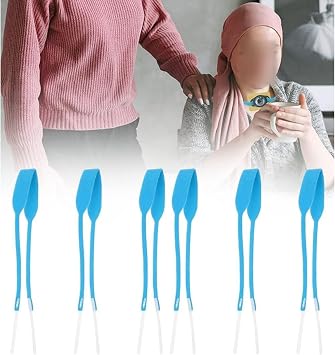 Reusable Tracheal Catheter Band Trach Tube Holder Neckband for Fixed Tracheostomy Tube, Tracheostomy Fixed Device Tracheostomy Collar/Tie for Adult Child, Sponges Cord Tie 6 pcs