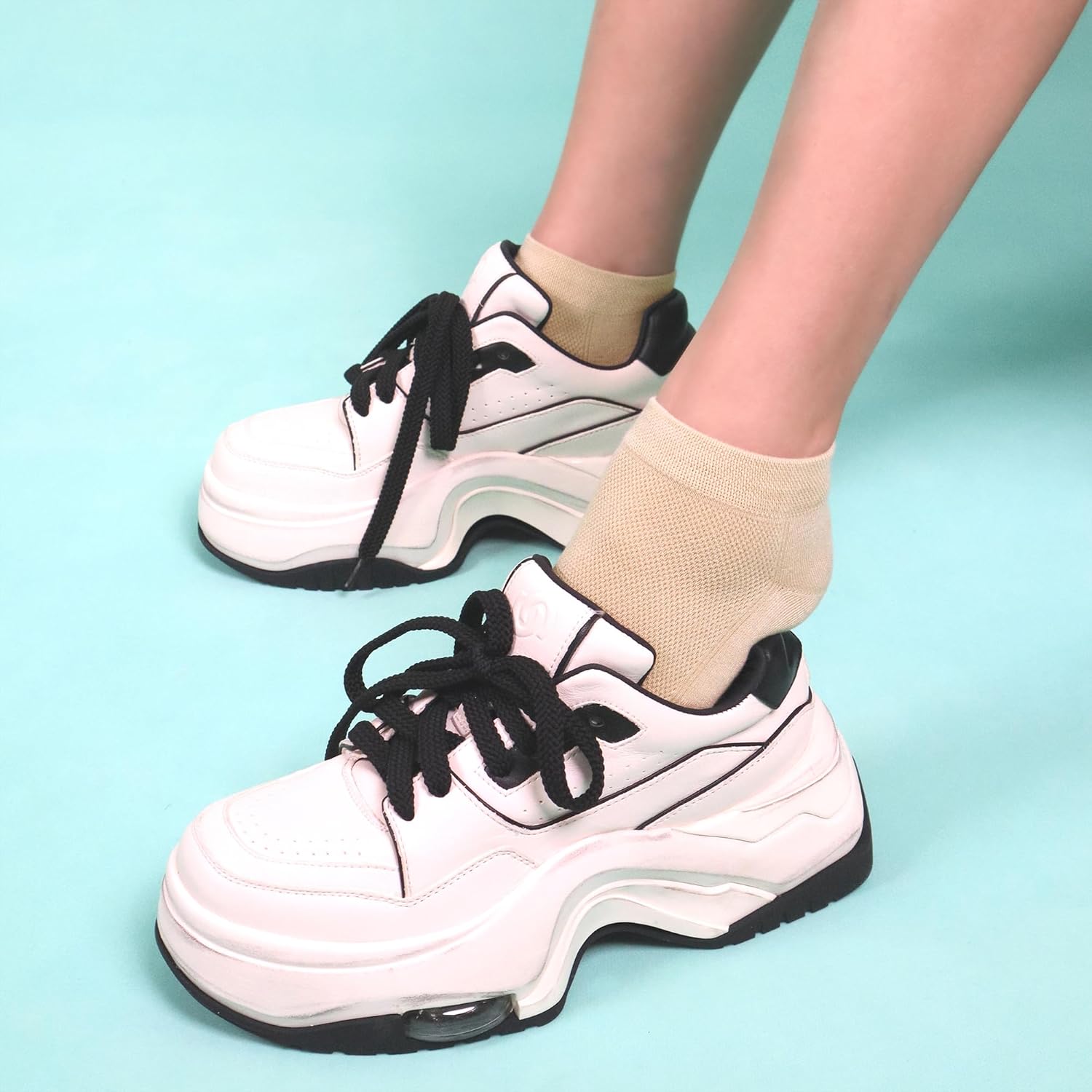 Womens Thin Rayon Bamboo Breathable Ankle Socks Soft Low Cut Comfortable Sock Lightweight Ladies Mesh Sock 6 Pairs - Image 6