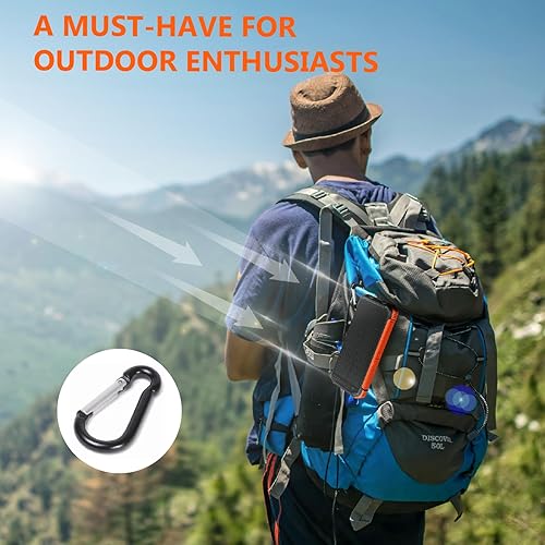 Miniatura 6 de Paquete de 2, cargador solar de 20,000 mAh, cargador inalámbrico portátil, cargador de batería externa de carga rápida con 6 salidas para teléfonos