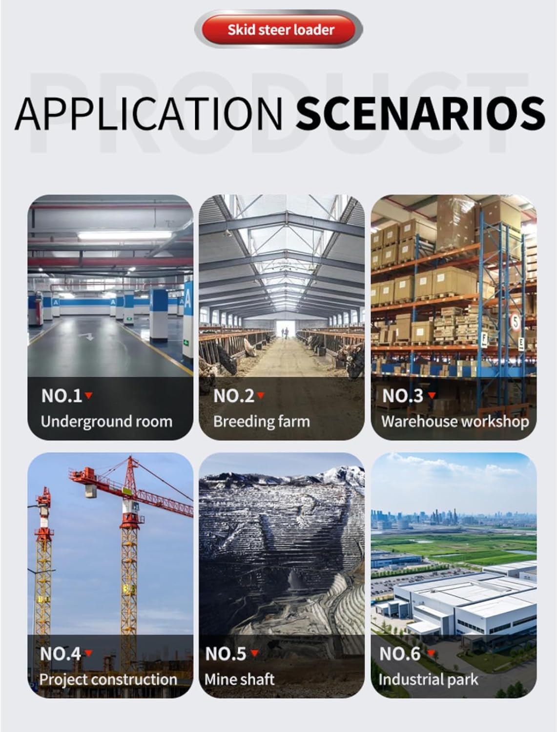 Compact Skid Steer Track Loader Sturdy Multi Function Construction Machine Suitable for Job Site Operations Landscaping Projects Material Movement and Efficient Workflow