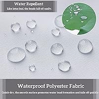 Vista 3 de Cortina de ducha estética floral para baño, cortina de ducha de tela impermeable con ganchos, 72 x 72 pulgadas