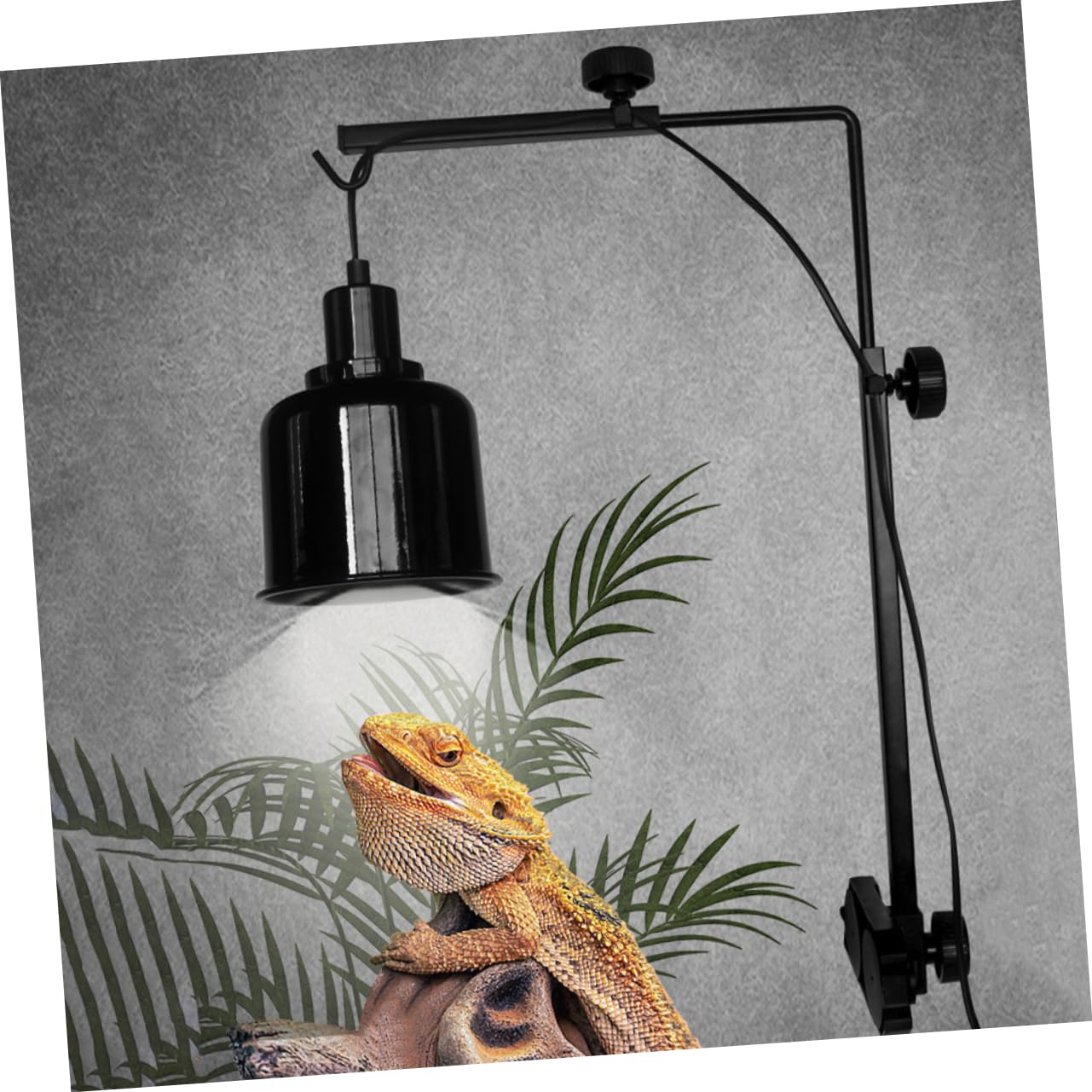 UPKOCH Supporto per Lampada Riscaldante Rettili e Tartarughe Staffa Robusta per Acquari e Vasche da per da e Habitat Basking