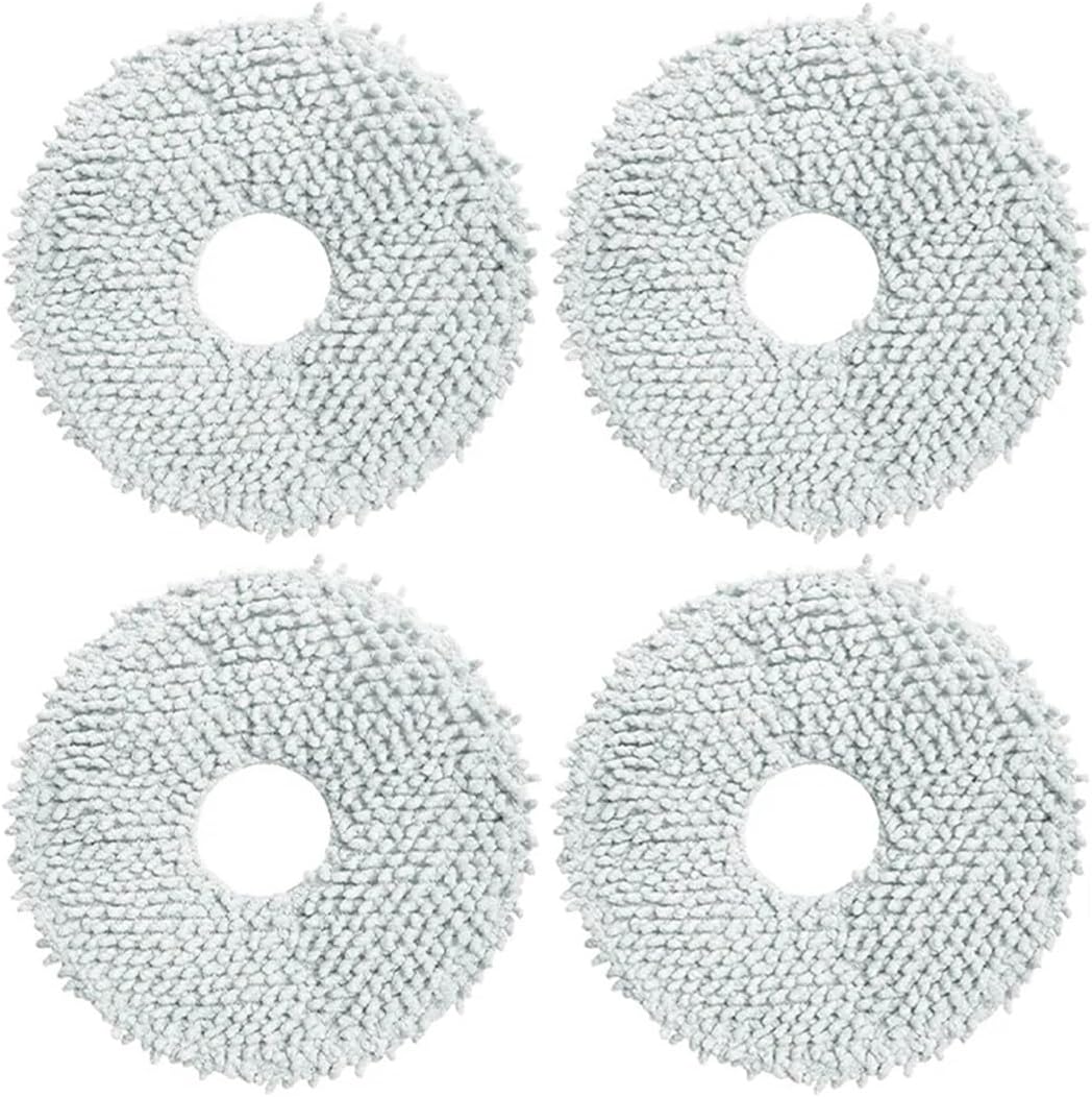 Mop Cloth,Compatible for Xiaomi Robot Vacuum X20 + / Plus X10+ Parts for Dreame Bot L10s Pro Ultra S10 L20 ULT(10PCS MOP)