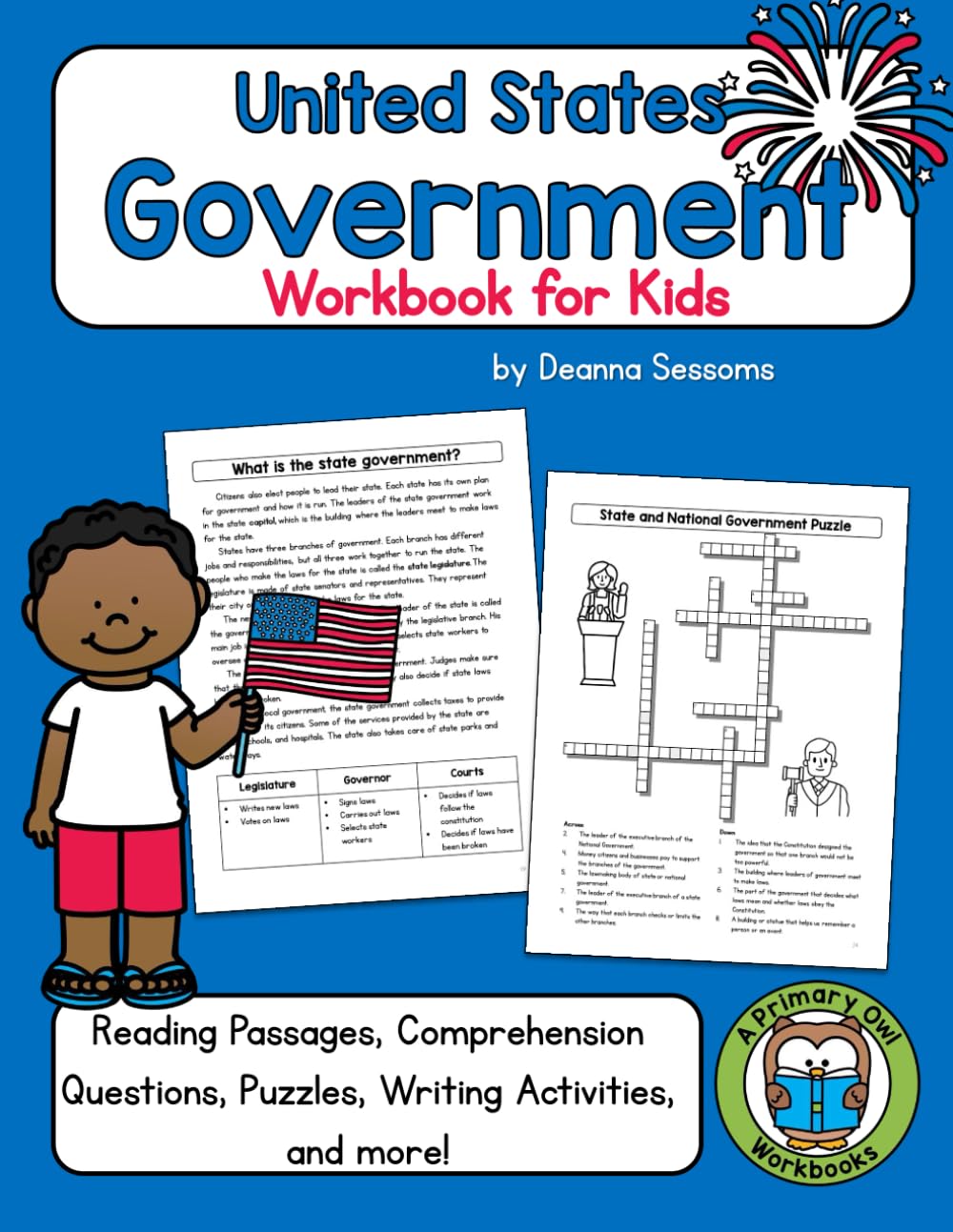 United States Government Workbook for Kids