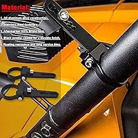 Vista 4 de DaSen Soportes de montaje de abrazadera de tubo de barra de luz LED ajustables de 2 pulgadas compatibles con Polaris RZR Ranger la mayoría de ATV