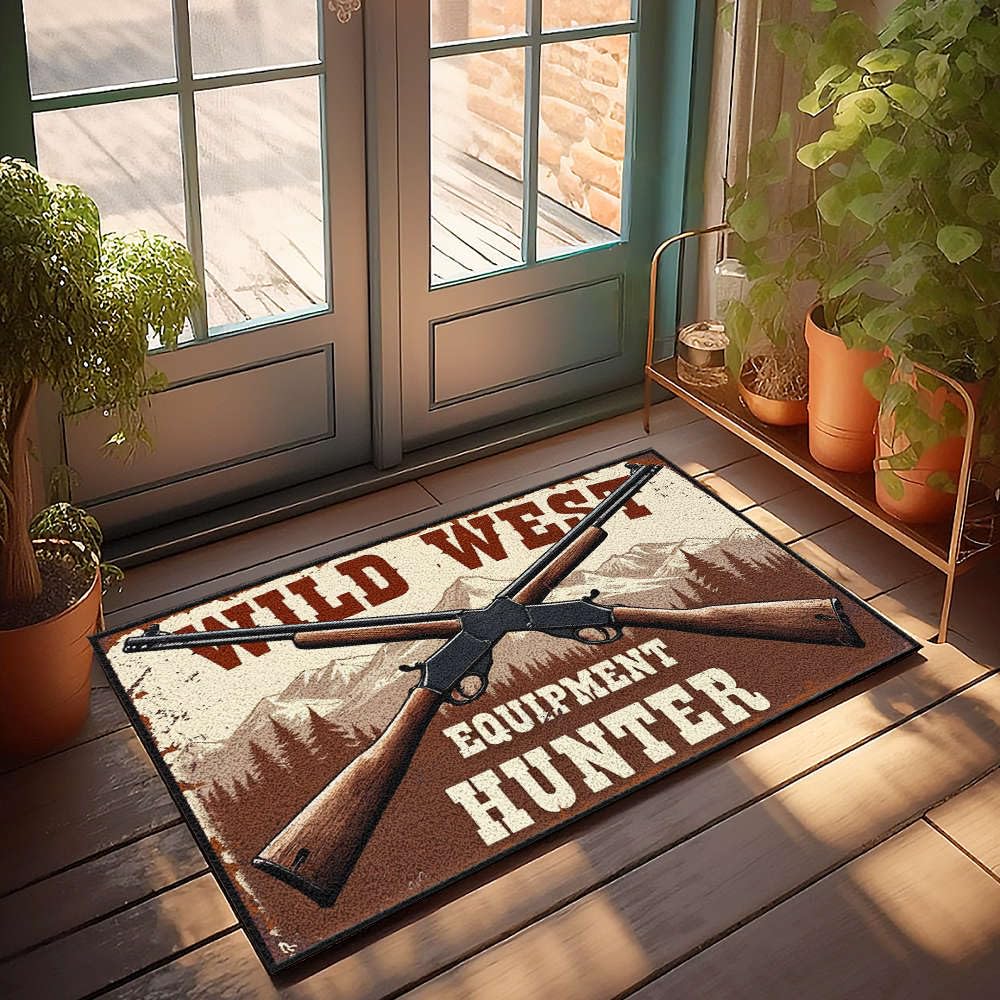 Tapis de couloir en mousse à mémoire Wild West Equipment 65x90