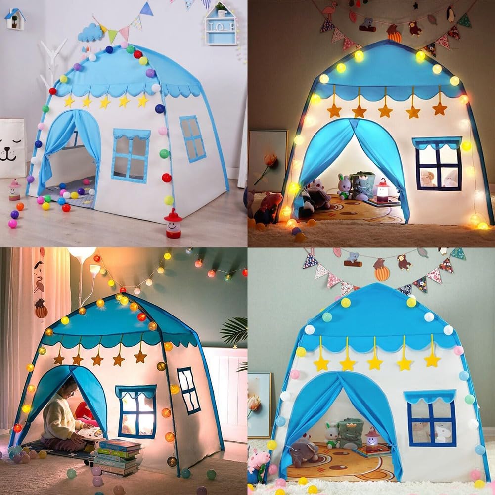 da Gioco per Interni Ed Esterni, da Principessa per Ragazze, Regalo per Bambini, per Bambini di Dimensioni, Facile da Installare, Facile da Usare, Rosa
