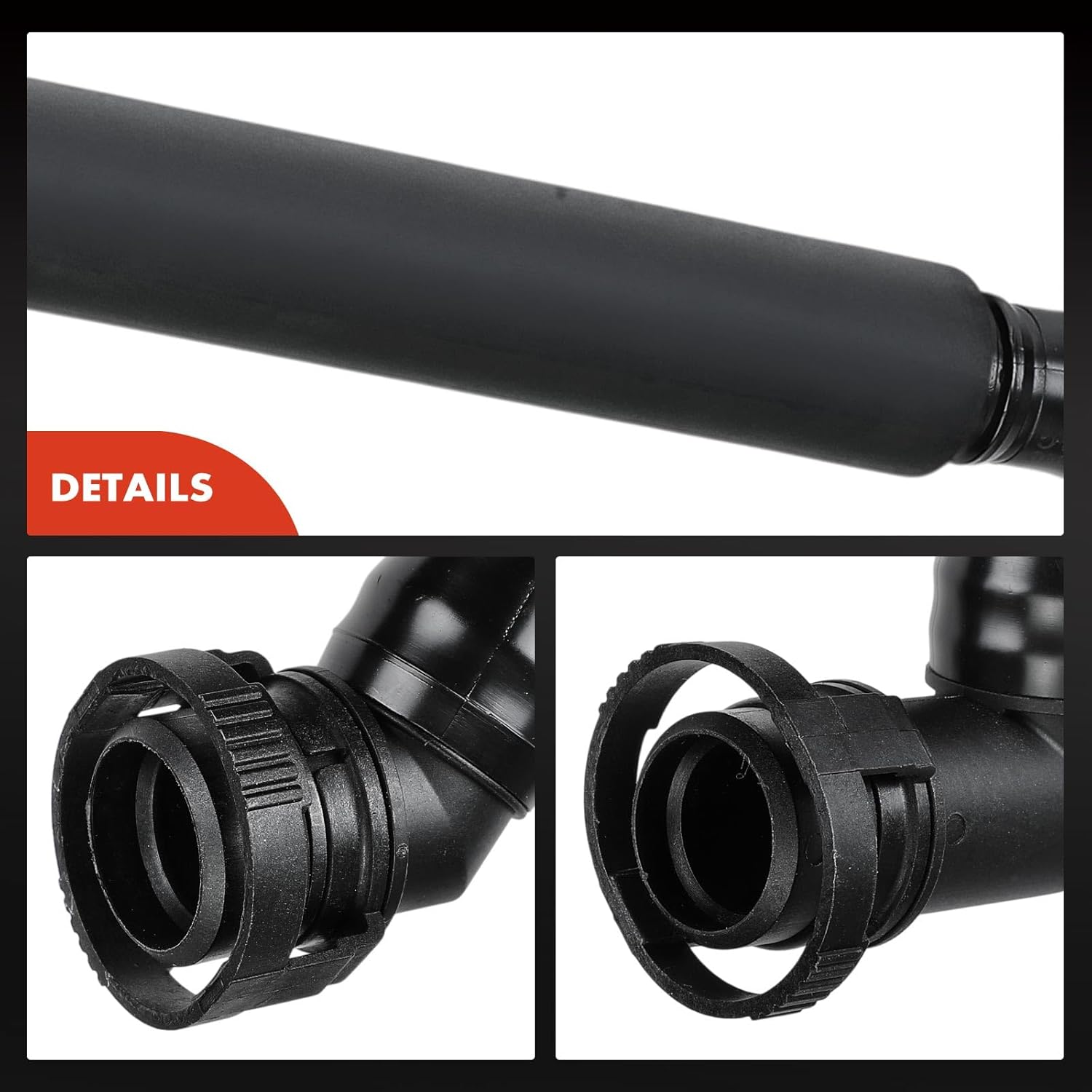 A-Premium Engine Crankcase Breather Hose Compatible with BMW X5 2003-2006, X3 2004-2006, Z4 2003-2005, Z3, Z3, 320i, 323Ci, 323i, 323ti, 325Ci, 325i, 325xi, 328Ci, 328i, 330Ci, 330i, 330xi, 525i, 530i