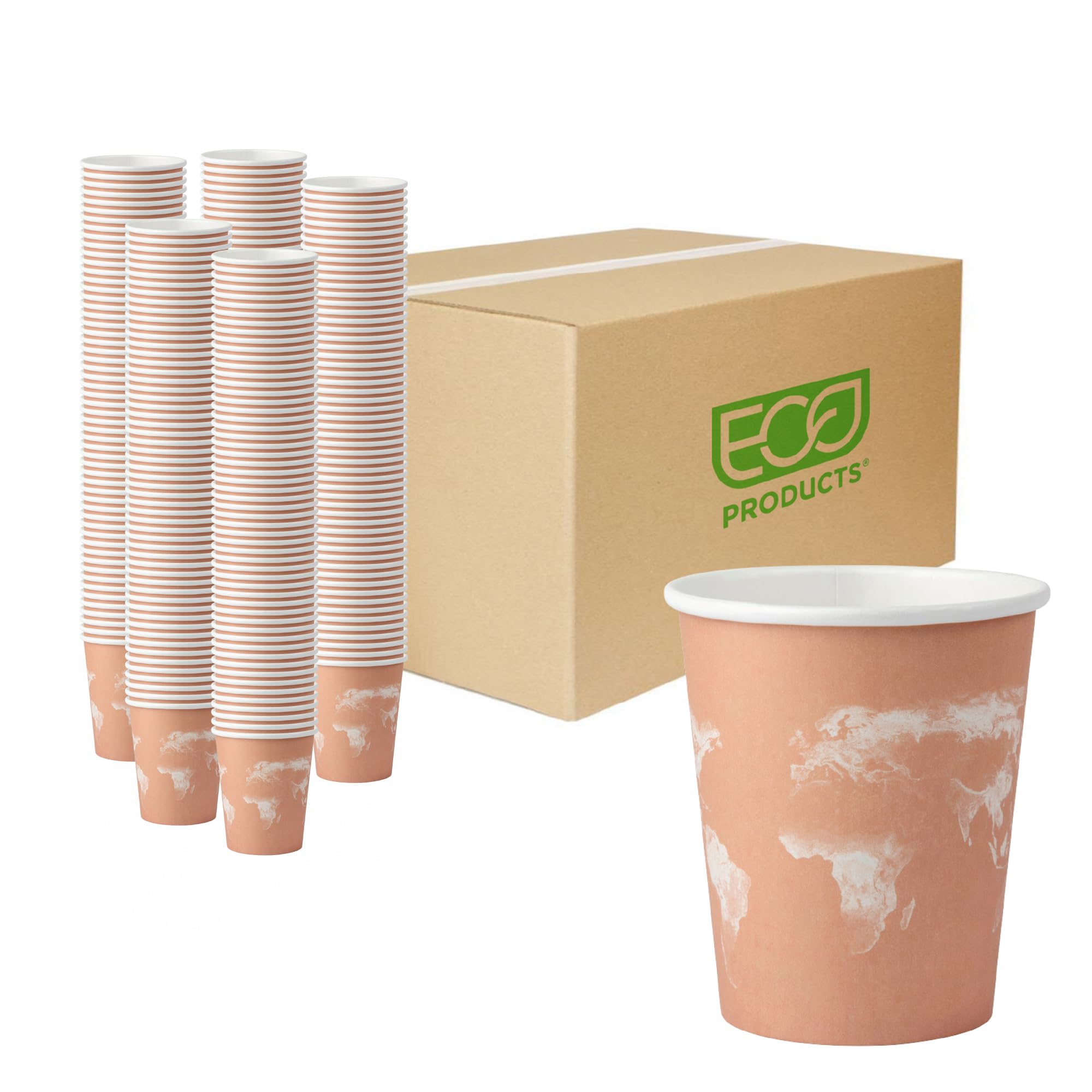Amazon.com: ECO PRODUCTS Compostable Disposable World Art 8oz