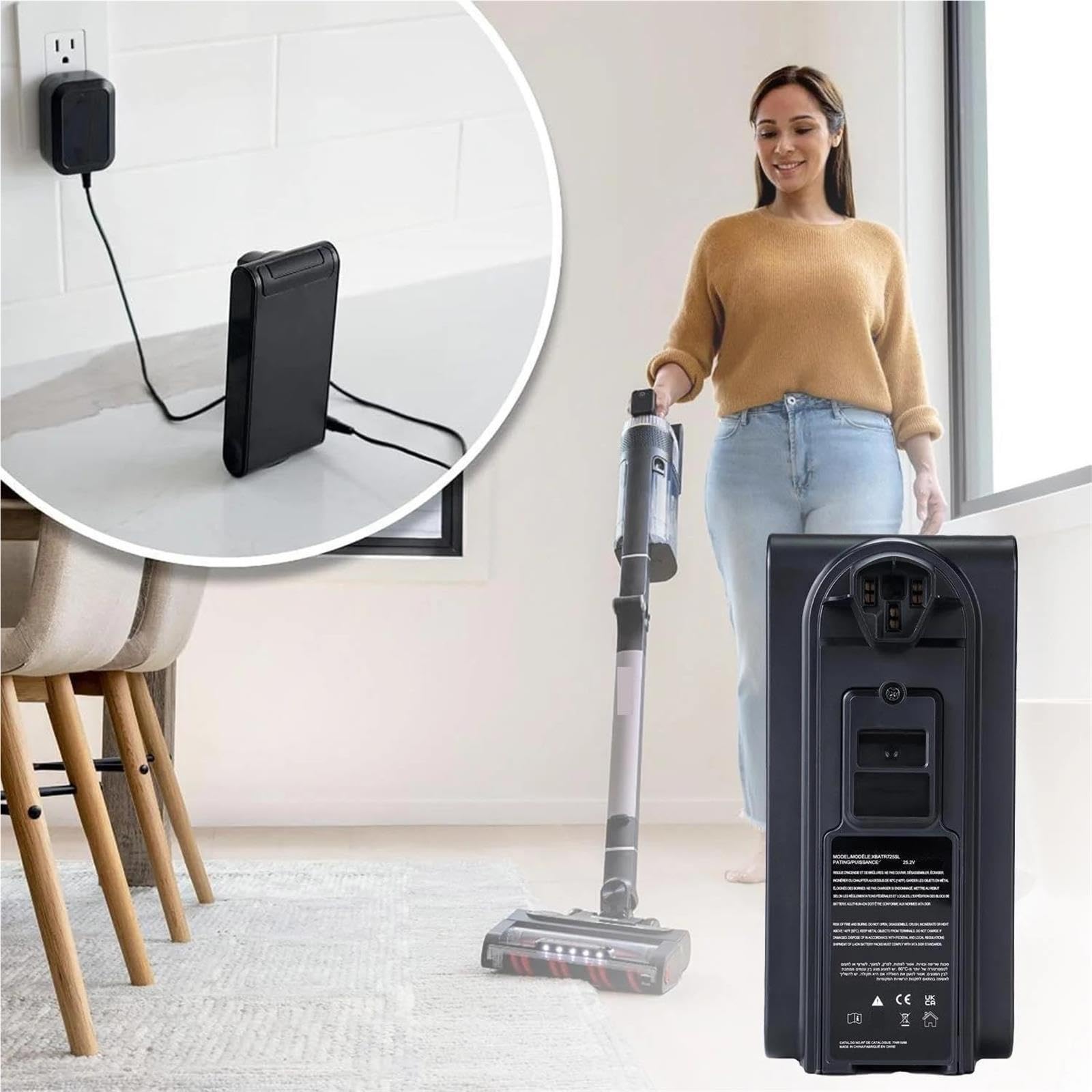Compatibile con Shark XBATR725SL Batteria Di Ricambio