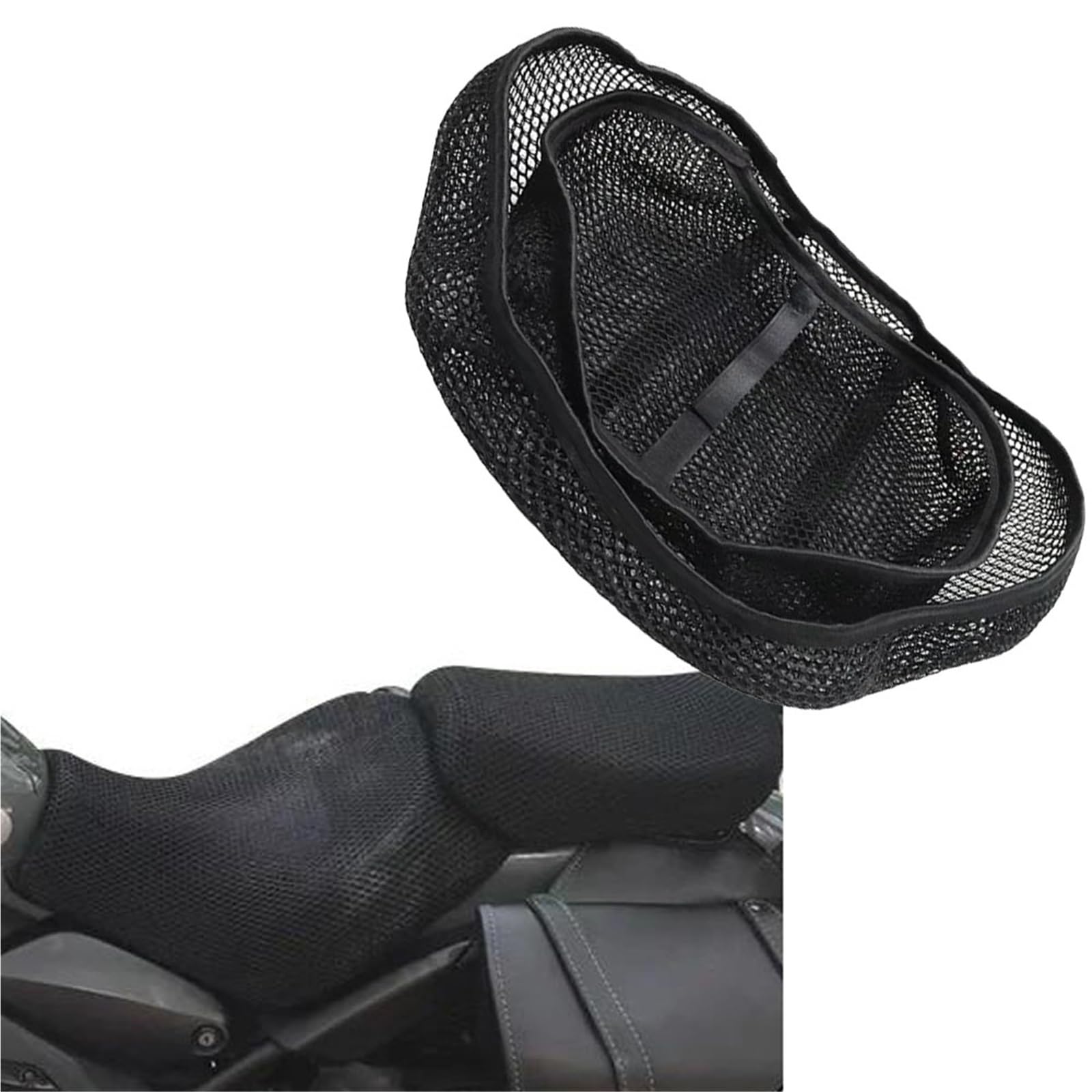 Funda asiento para Kawasaki Vulcan S 650 con malla de alta resistencia 6