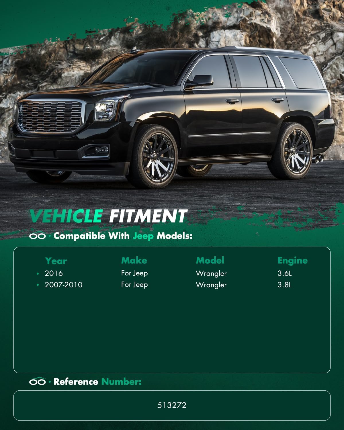 SCITOO OE 513272 Wheel Hub Assembly Replacement Front For 2007 2008 2009 For Jeep Wrangler Hub Bearing Assembly 5 Bolts W/ABS