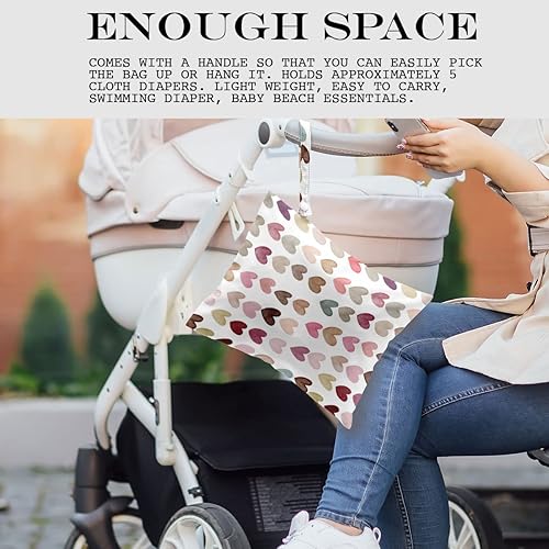 Miniatura 4 de 2 bolsas húmedas, bolsa húmeda para traje de baño, viajes, playa, piscina, pañales, ropa sucia de yoga, gimnasio, artículos de tocador, bolsa de