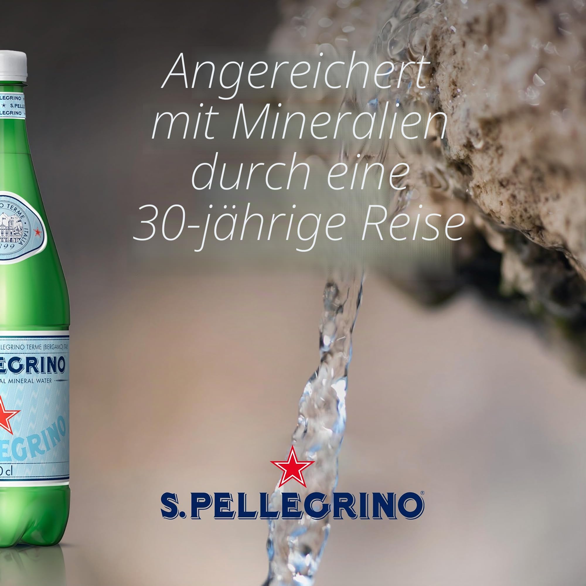 San Pellegrino Sparkling Natural Mineralglas 12 x 750 ml