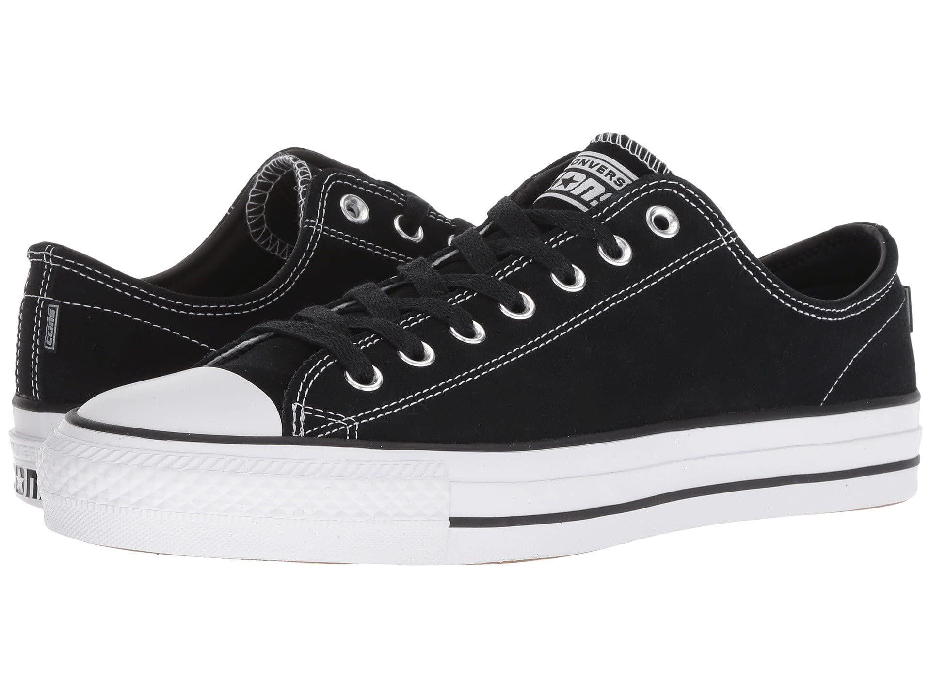 CONVERSE 159573C Cons Chuck Taylor All Star PRO Suede Men Black/Black/White UK 8.5