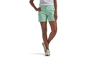 Women's Flex-to-go Mid-Rise 6 Inch Relaxed Fit Cargo Shorts for Extraordinary Comfort and Style