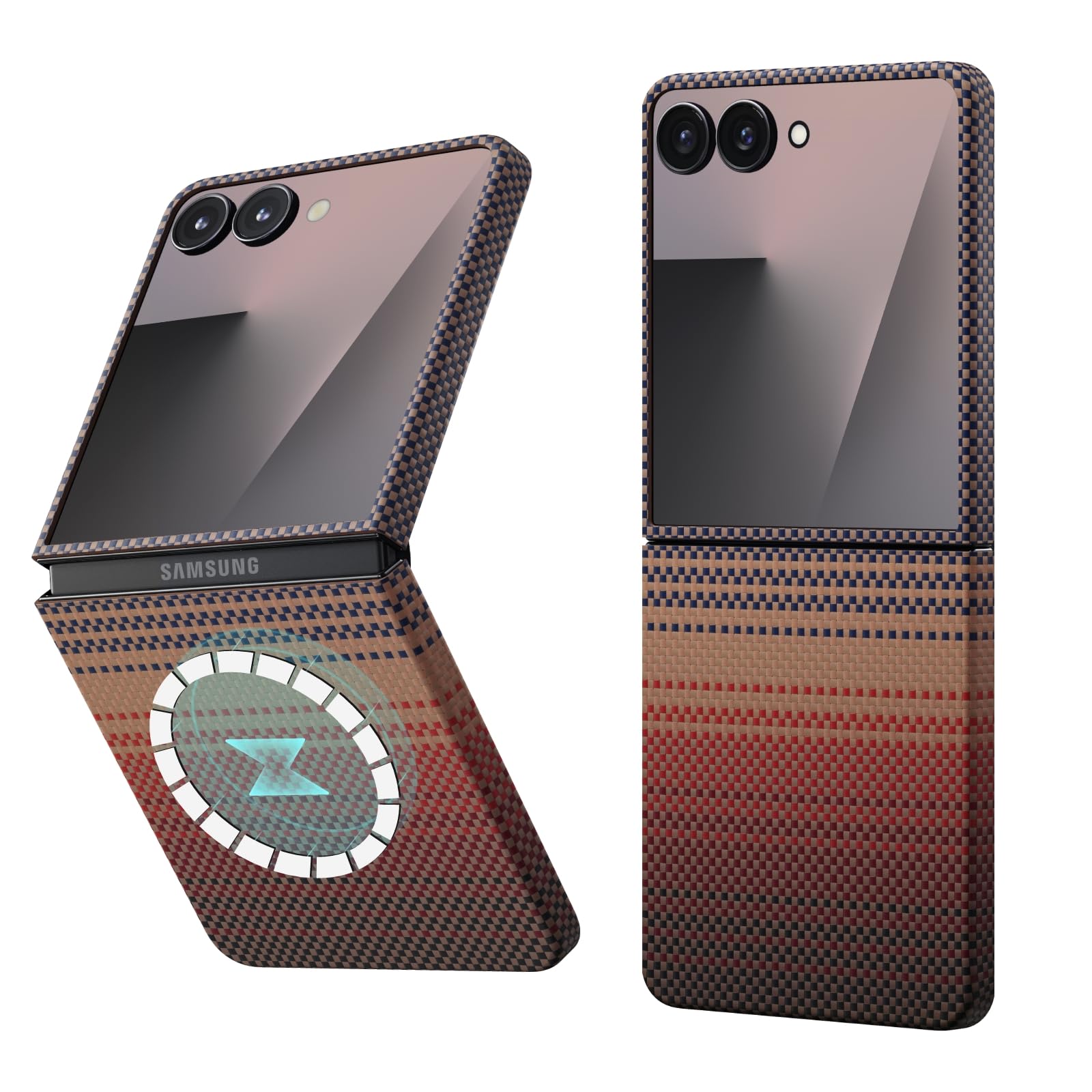 Galaxy Z Flip 7 256GB & PITAKAケース Amazon.com: pitaka for Z Flip 7 Case, Compatible with MagSafe