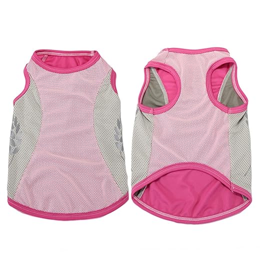 Dog Clothes Cooling Shirts for Small Dogs Boy Girl Yorkie Chihuahua,Summer Dog Cooling Vest Breathable Pet Mesh T-Shirts Quick Dry Doggy Clothes for Small Medium Large Dogs Apparel