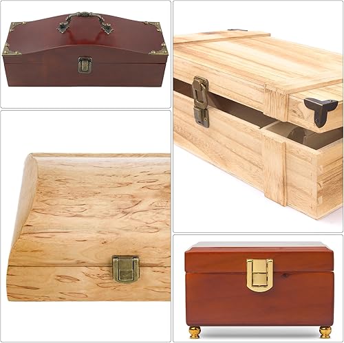 Miniatura 5 de uxcell 4 cerraduras de cierre de palanca, 1.89 x 1.26 pulgadas (largo x ancho), cierre de cerrojo de hierro para joyero, caja de herramientas, caja