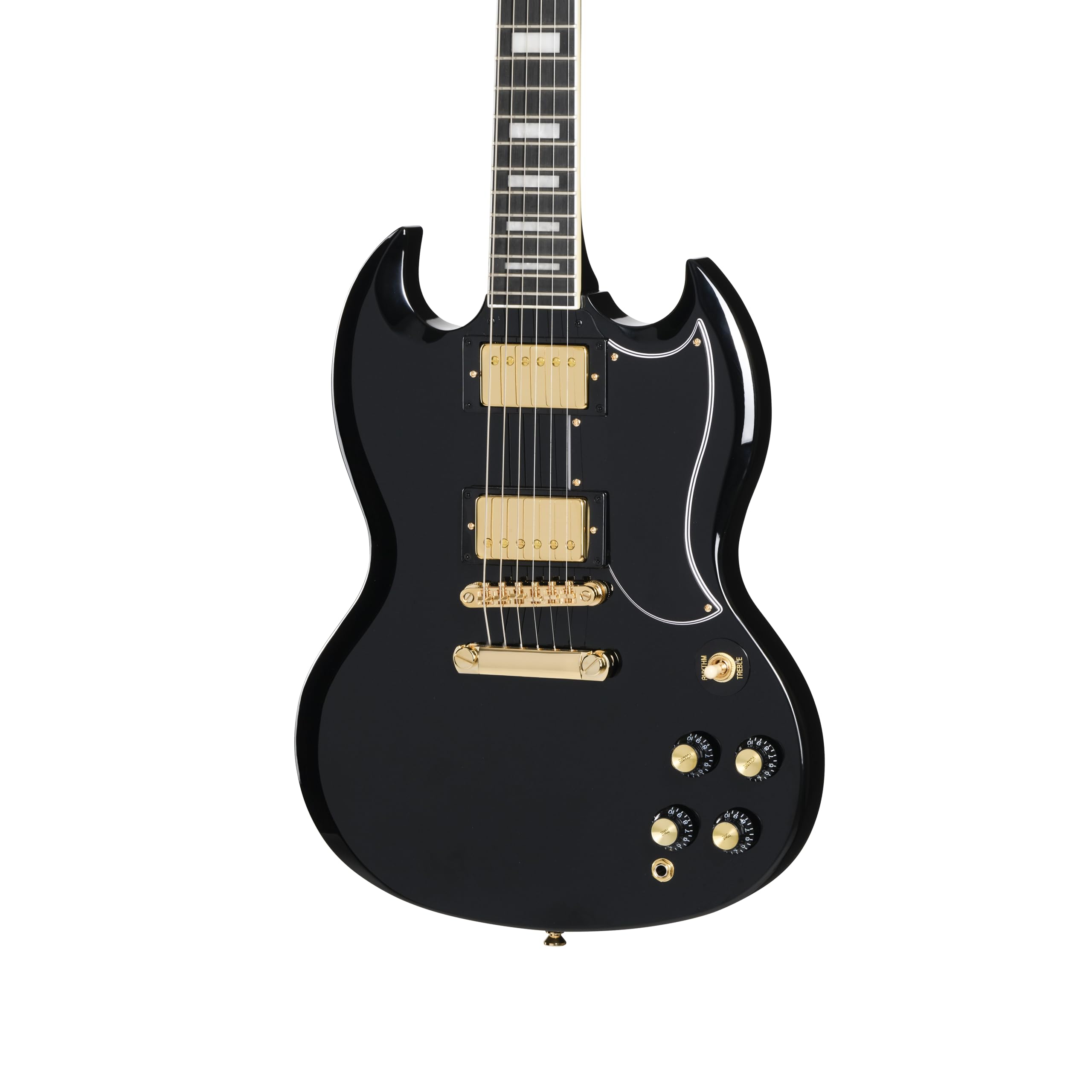 ギター Epiphone Inspired by Gibson Custom Ebony Epiphone Inspired by Gibson Custom Les Paul Custom | Ebony