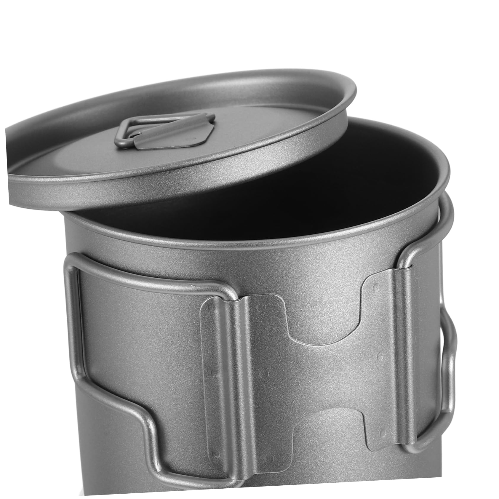 Tasse mit Faltbarem Griff Robuster Campingbecher aus für Outdoor Aktivitäten Wie Wandern Angeln und Deckel und Tragetasche