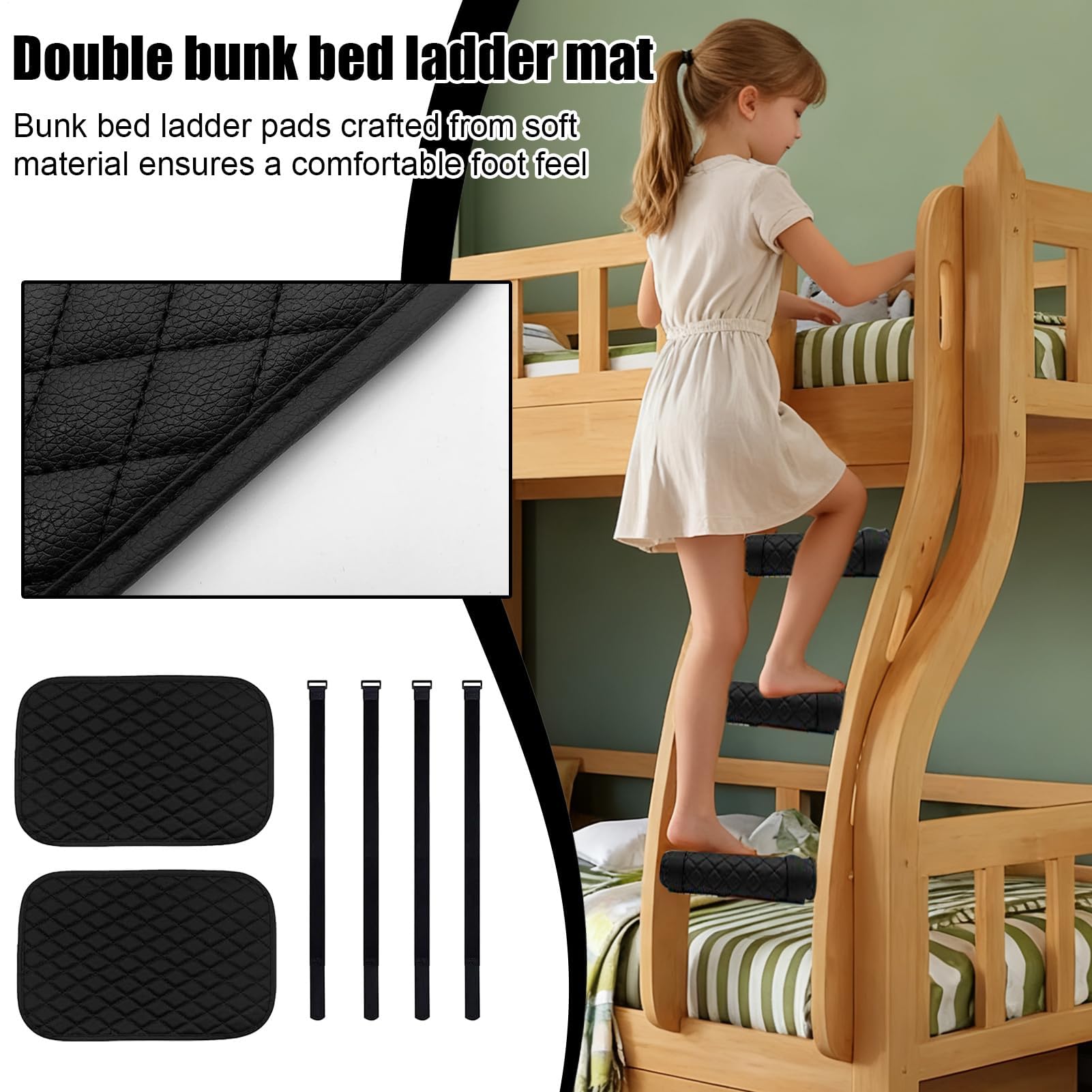 Proter para escaleras de li 4 piezas proter anslizante cómodo Soporte de pies a escalera cama dormitorio para adultos hogar wewnętrzny zewnętrzny kemping dormitorio