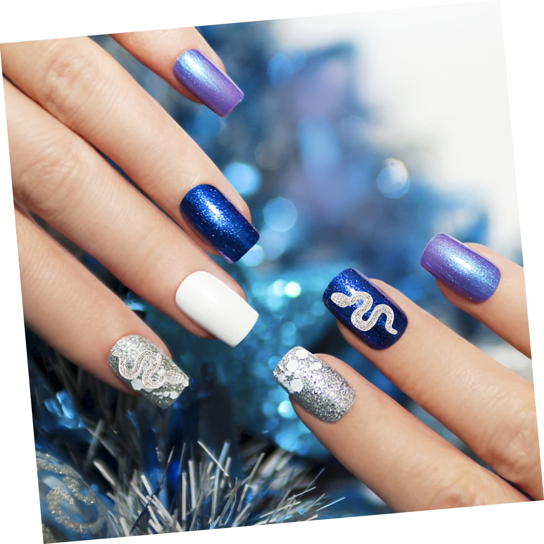 VALICLUD 5 Set Ciondoli Per Unghie Per Decorazioni Nail Art Ciondoli Unici Per Creazioni Unghie Diy E Condivisione Famiglia 40 Pezzi*5