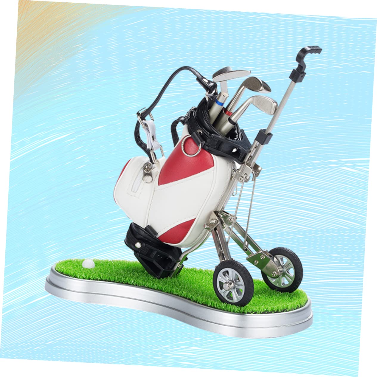 SHINEOFI 2 Pz Penne Penna Portamatite Da Scrivania Per L'uomo Portamatite Per Appassionati Di Sport Arredamento Desktop Da Golf Regali Da Scrivania Per Uomo Dell'ufficio