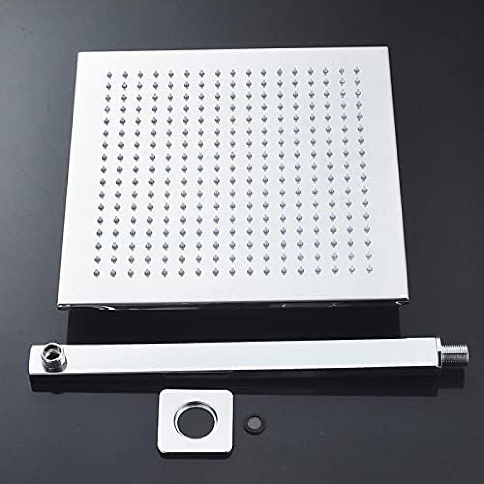 Bateria natryskowa łazienkowa Rome LED Bateria natryskowa do wanny, montowana na ścianie, bateria mieszająca do wanny i prysznica, bateria natryskowa łazienkowa, zestaw natryskowy - 8 cali, 12 cali