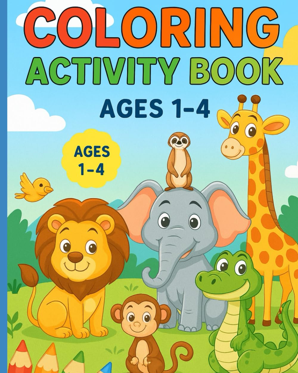 Coloring activity book: Relax, color and enjoy the beauty of nature