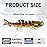 Fishing Lures Multi Jointed Fish Fishing Kits, Slow Sinking Lifelike Swimbaits Crankbaits Hard Baits Lure Set, Fishing Gear for Bass Trout Pike Walleye, Freshwater Saltwater Predator Bait