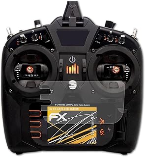 atFoliX Screen Protector compatible with Spektrum NX8 Screen Protection Film, anti-reflective and shock-absorbing FX Protector Film (3X)