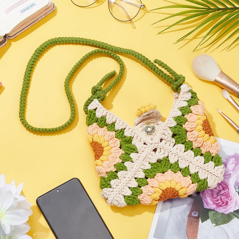 FREEBLOSS Kit De Sac Au Crochet Pour Débutants, Sac Fourre