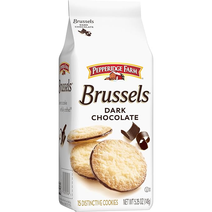 Pepperidge Farm Brussels Chocolate Oscuro 15 Galletas 5.25 oz miniatura 9