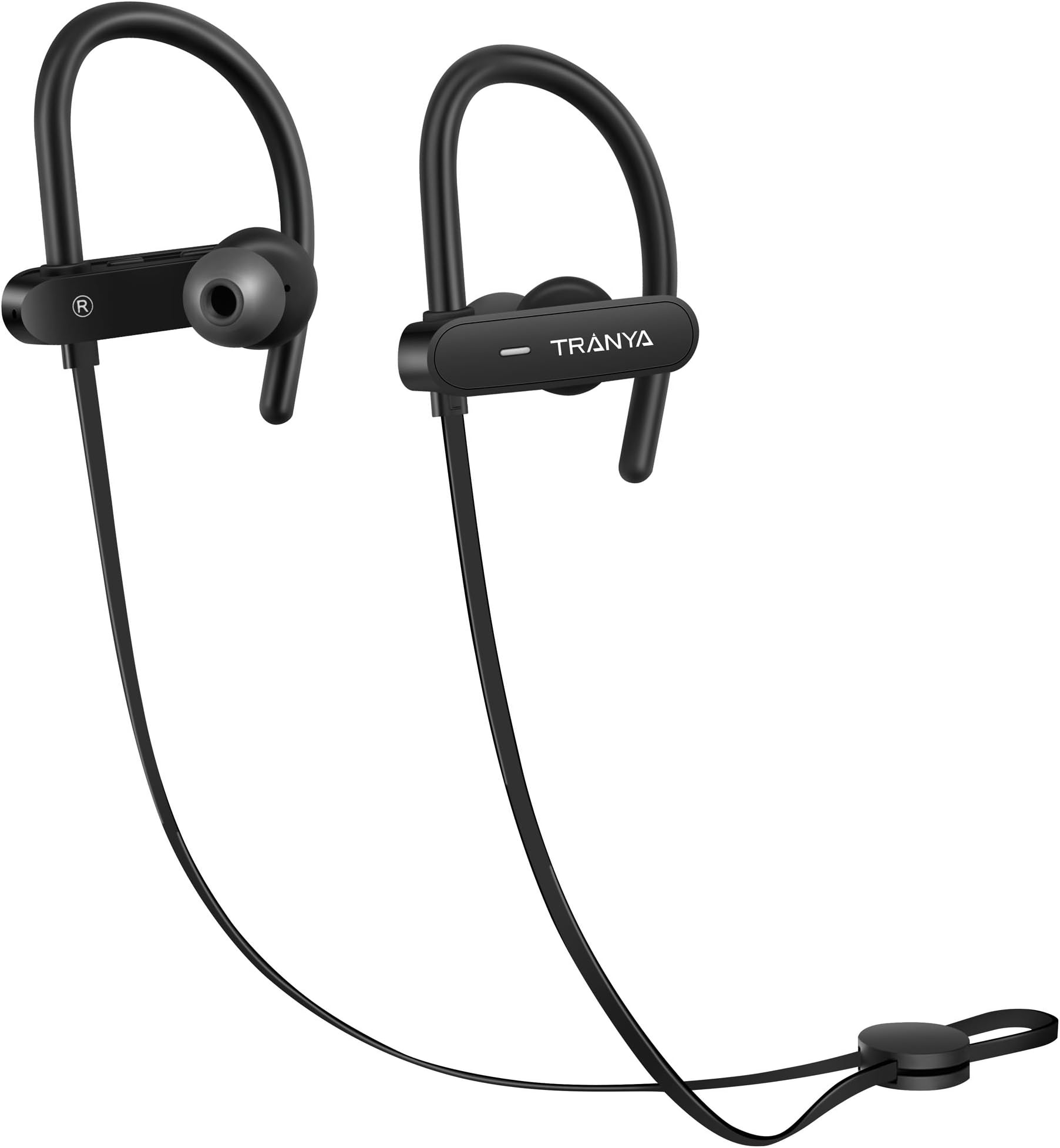 Tranya Bluetooth in-Ear Wireless HD Sound Sports Headphones IPX7 Sweat Proof, Secure Fit Earbuds, Built-in Microphone Headset for Running, Jogging, Gift Box, Set