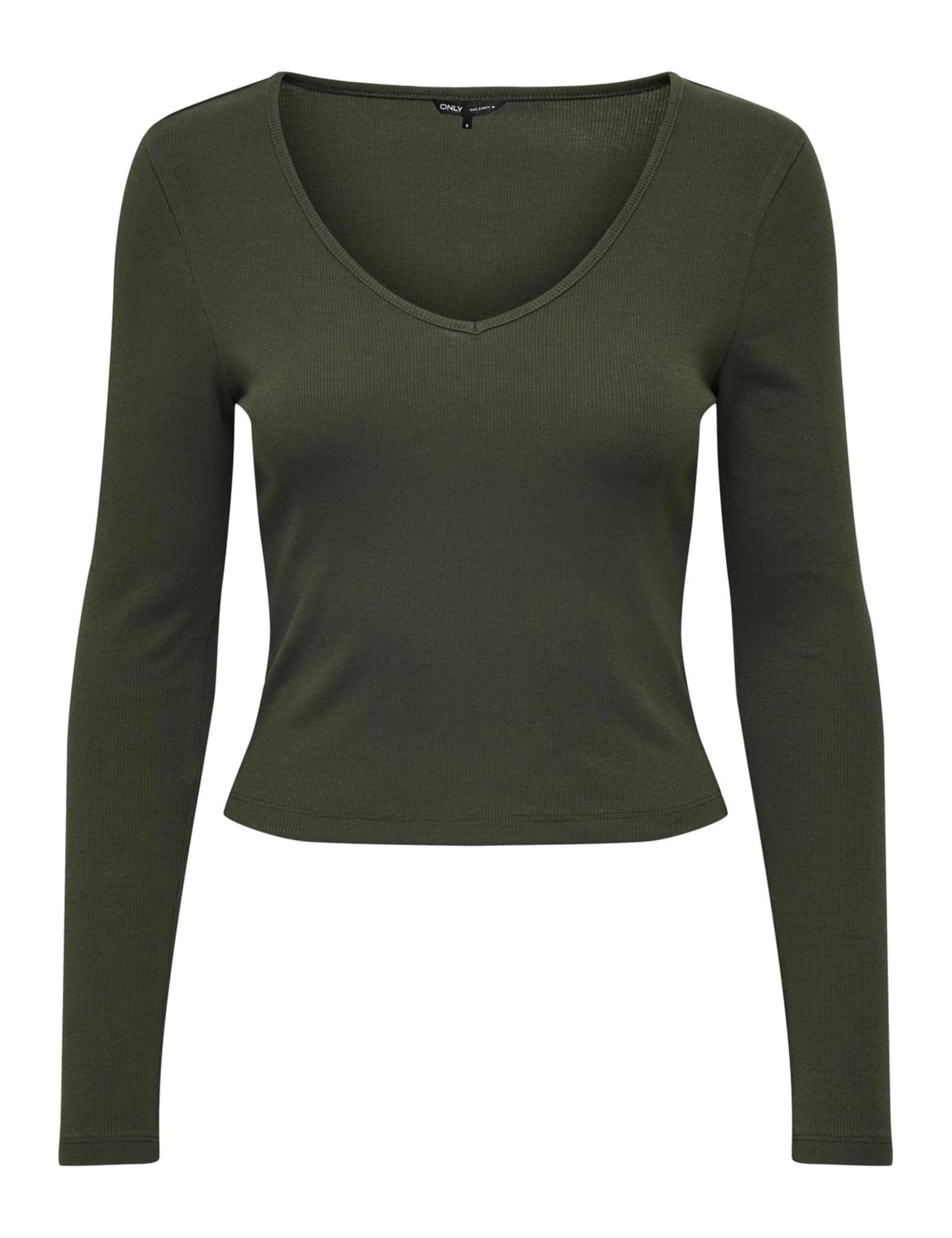 ONLY Onlkaya L/S V-Neck Short Top JRS, Rosin, XL