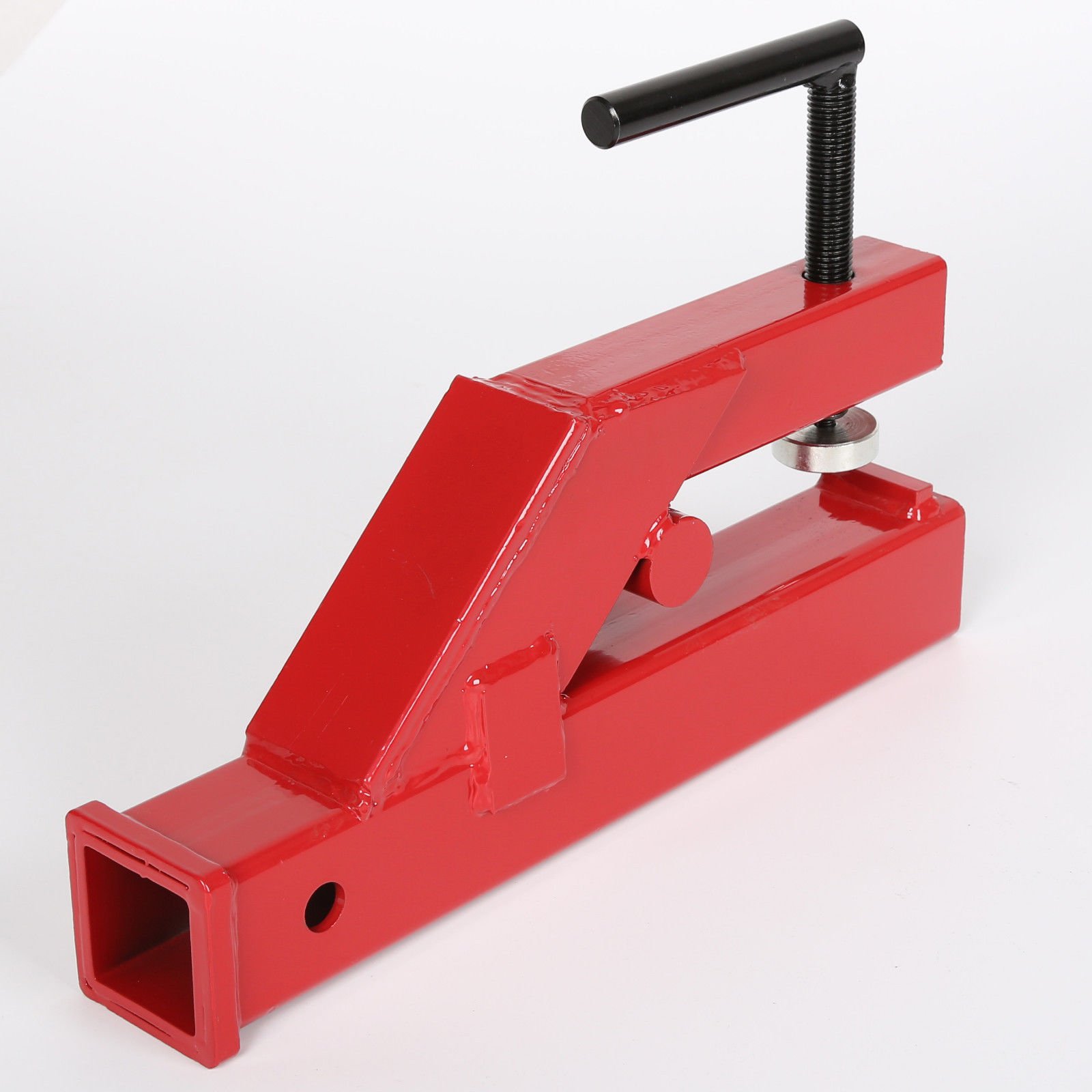 Clamp On Trailer Receiver Hitch 2" Ball Mount Tractor Bucket Lip Gap