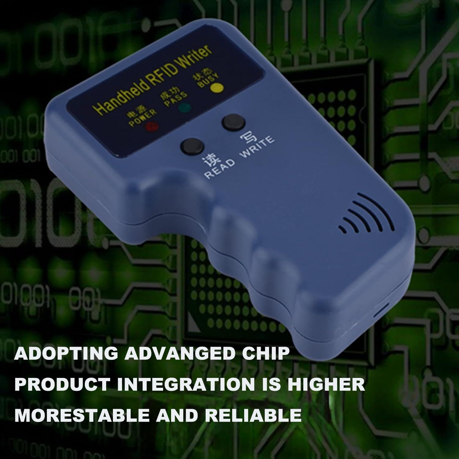 Lector y Grabador RFID 125 kHz Portátil con 10 Tarjetas T5577