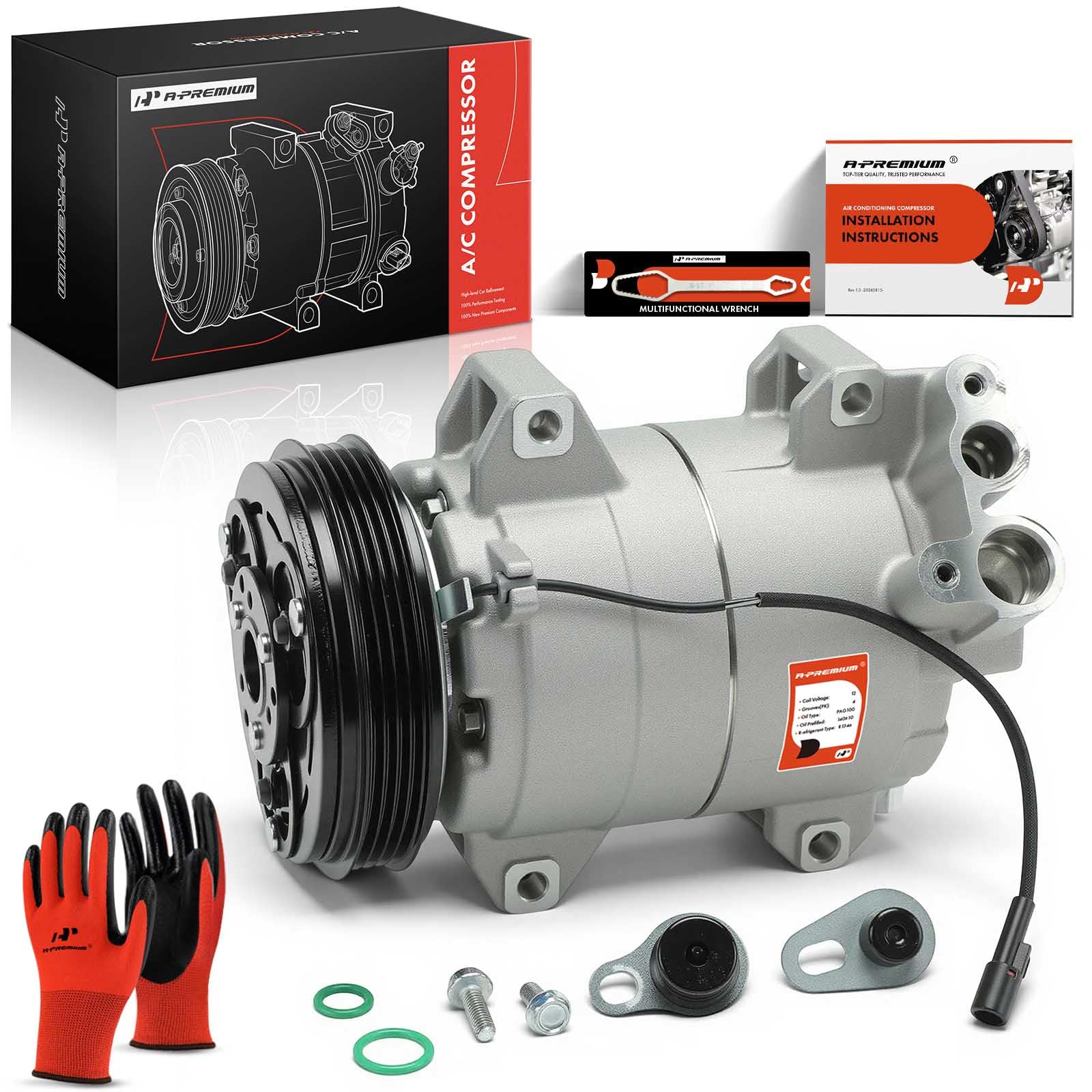Amazon.com: A-Premium Air Conditioner AC Compressor with Clutch