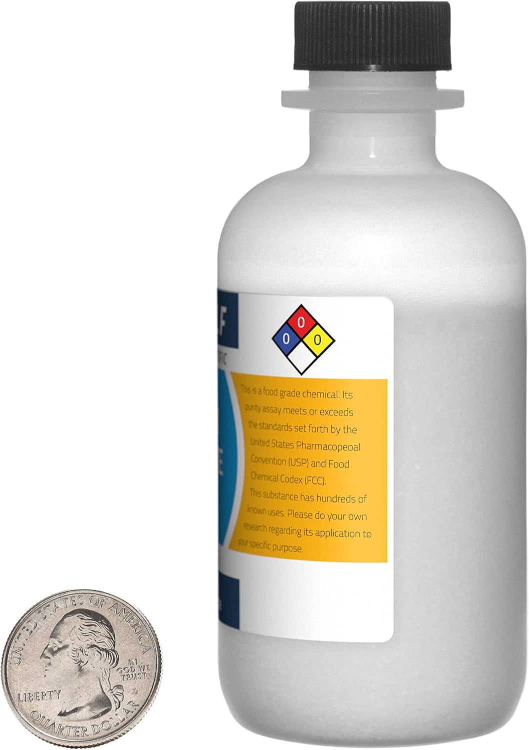 Potassium Bicarbonate / 1 Pound / 4 Bottles / 99% Pure USP Food Grade/Fine Powder