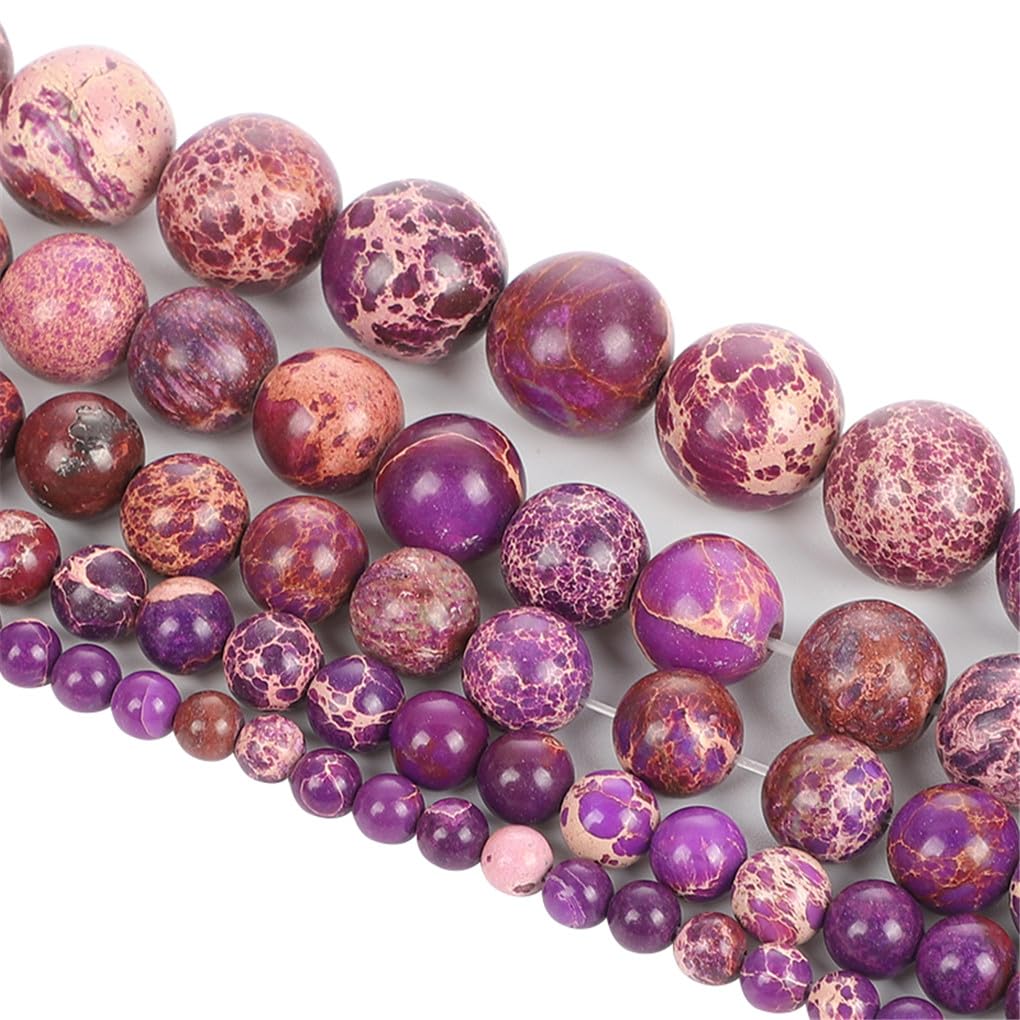 Perles de turquoise violette pour créer un cadeau personnalisé unique sous forme de bracelet