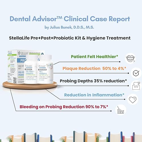 Miniatura 2 de StellaLife Kit de probióticos para prebióticos orales e intestinales para postes 9 cepas orales y 6 de esporas intestinales para la salud digestiva